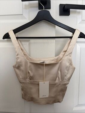 Wilfred Satin Shine Bustier in colour Birch